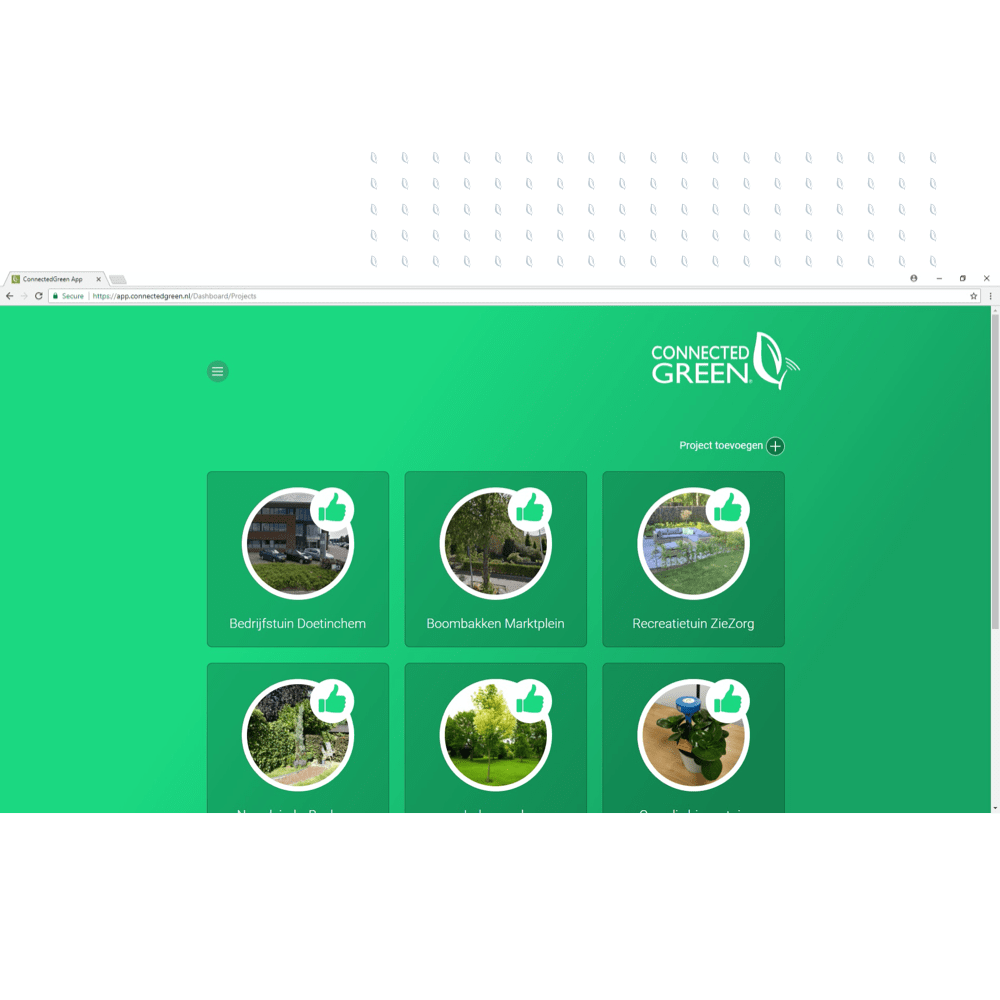ConnectedGreen online monitoringsplatform